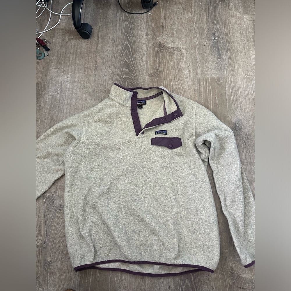 Patagonia quarter button up jacket